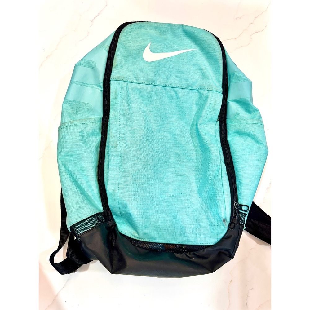 Nike Teal Turquoise Sport Backpack Swoosh Logo Laptop Sleeve RN56323 CA05553